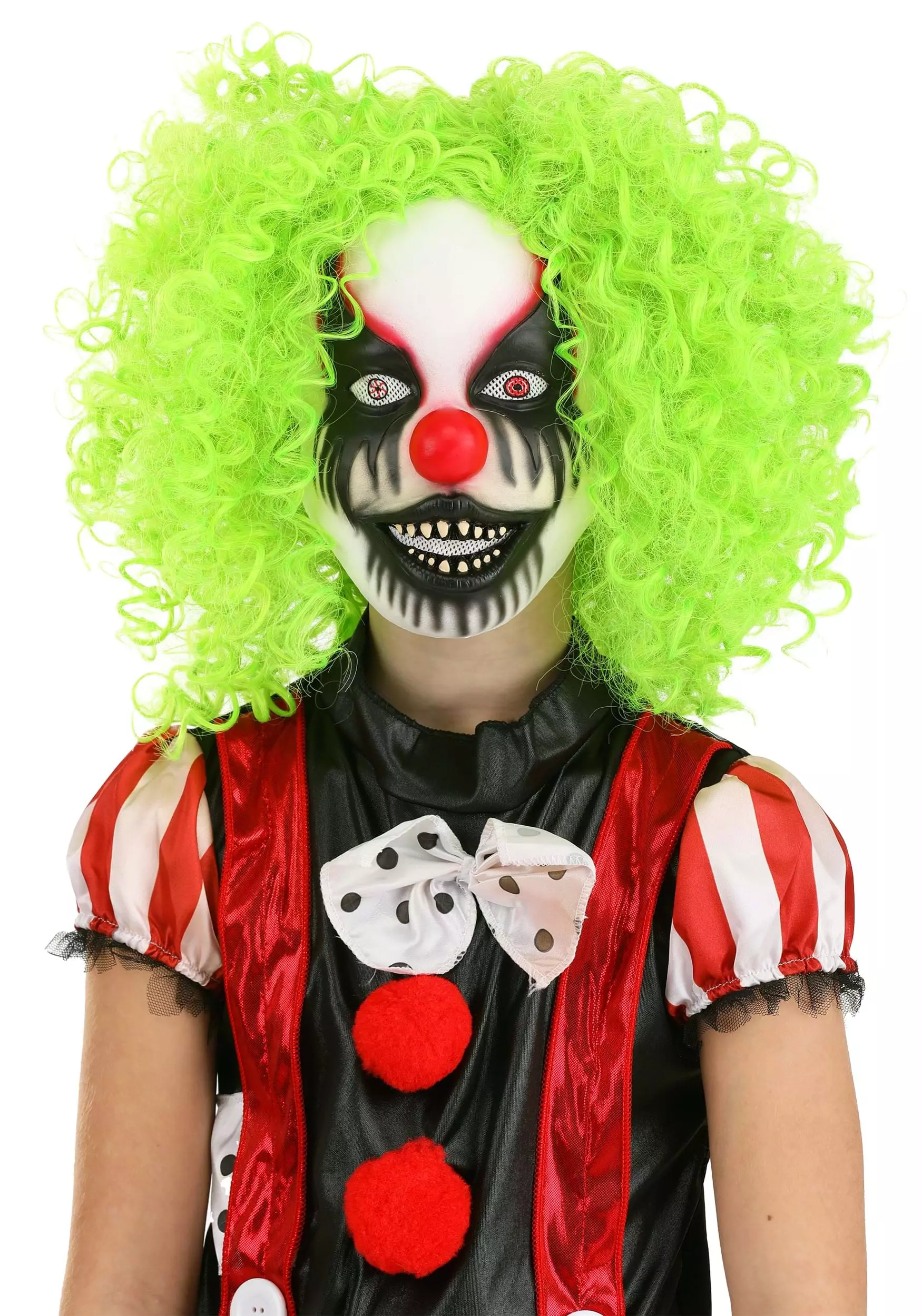 Partytime Latex Factory Creepy Clown Kid's Mask 1 Partytime Latex Factory Creepy Clown Kid's Mask