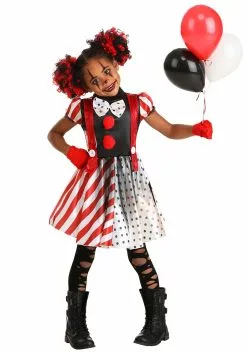 Jerry Leigh Dangerous Dotty The Clown Costume For Kids