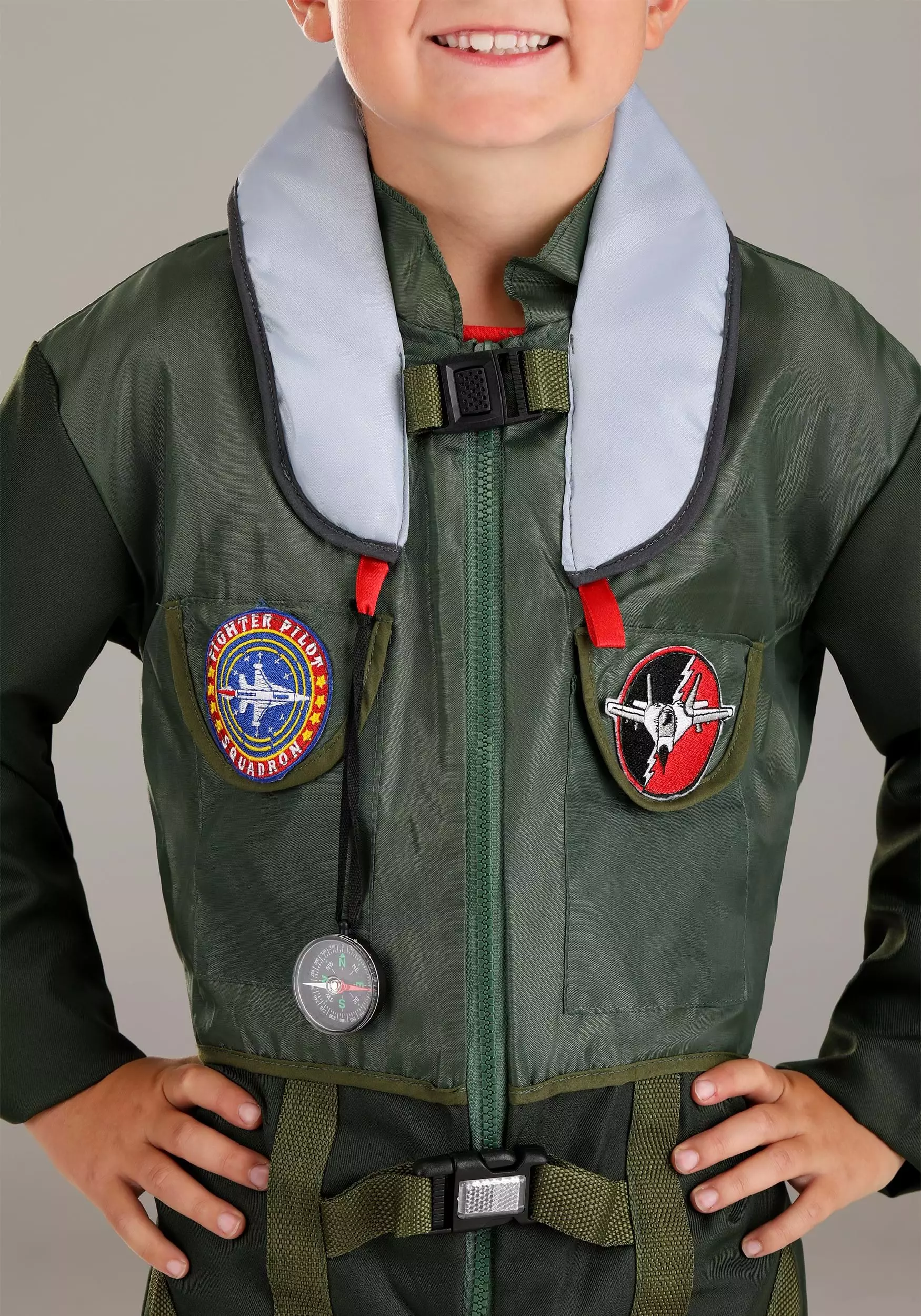 Jerry Leigh Daring Fighter Pilot Costume For Kids 2 Jerry Leigh Daring Fighter Pilot Costume For Kids - Image 2