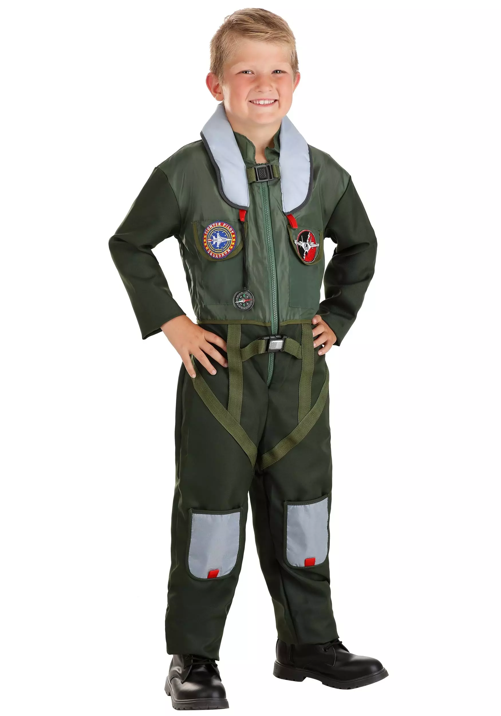 Jerry Leigh Daring Fighter Pilot Costume For Kids 10 Jerry Leigh Daring Fighter Pilot Costume For Kids - Image 10