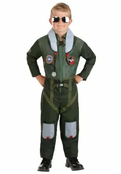 Jerry Leigh Daring Fighter Pilot Costume For Kids