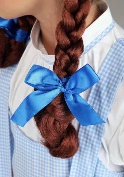 Partytime Wig Deluxe Kansas Girl Costume Wig For Kids 7 Partytime Wig Deluxe Kansas Girl Costume Wig For Kids -Scary Costumes store kids deluxe kansas girl costume wig alt 3