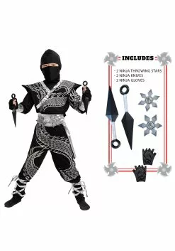 Joyin Dragon Ninja Costume For Kids 9 Joyin Dragon Ninja Costume For Kids -Scary Costumes store kids dragon ninja costume alt 4