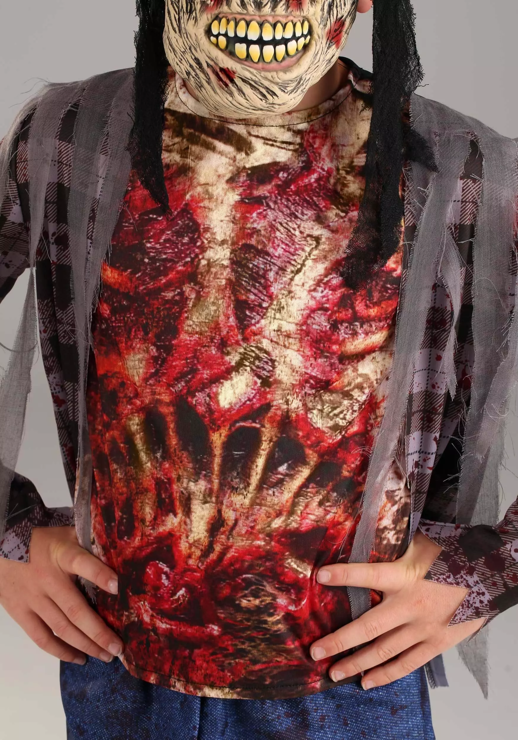 LF Products Pte. Ltd. Ghoulish Zombie Costume For Kids 4 LF Products Pte. Ltd. Ghoulish Zombie Costume For Kids - Image 4