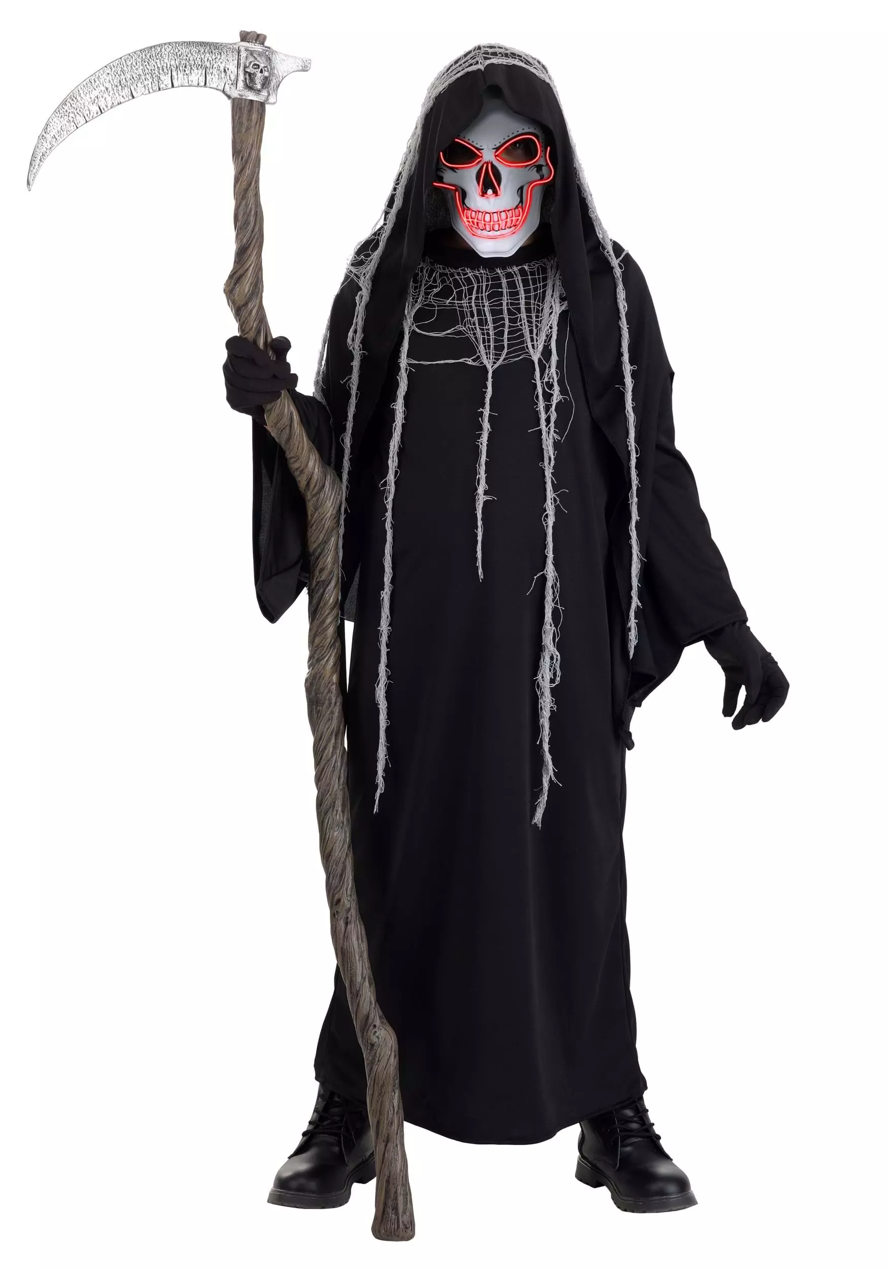 Savvy Garments Child Glowing Reaper Costume 1 Savvy Garments Child Glowing Reaper Costume