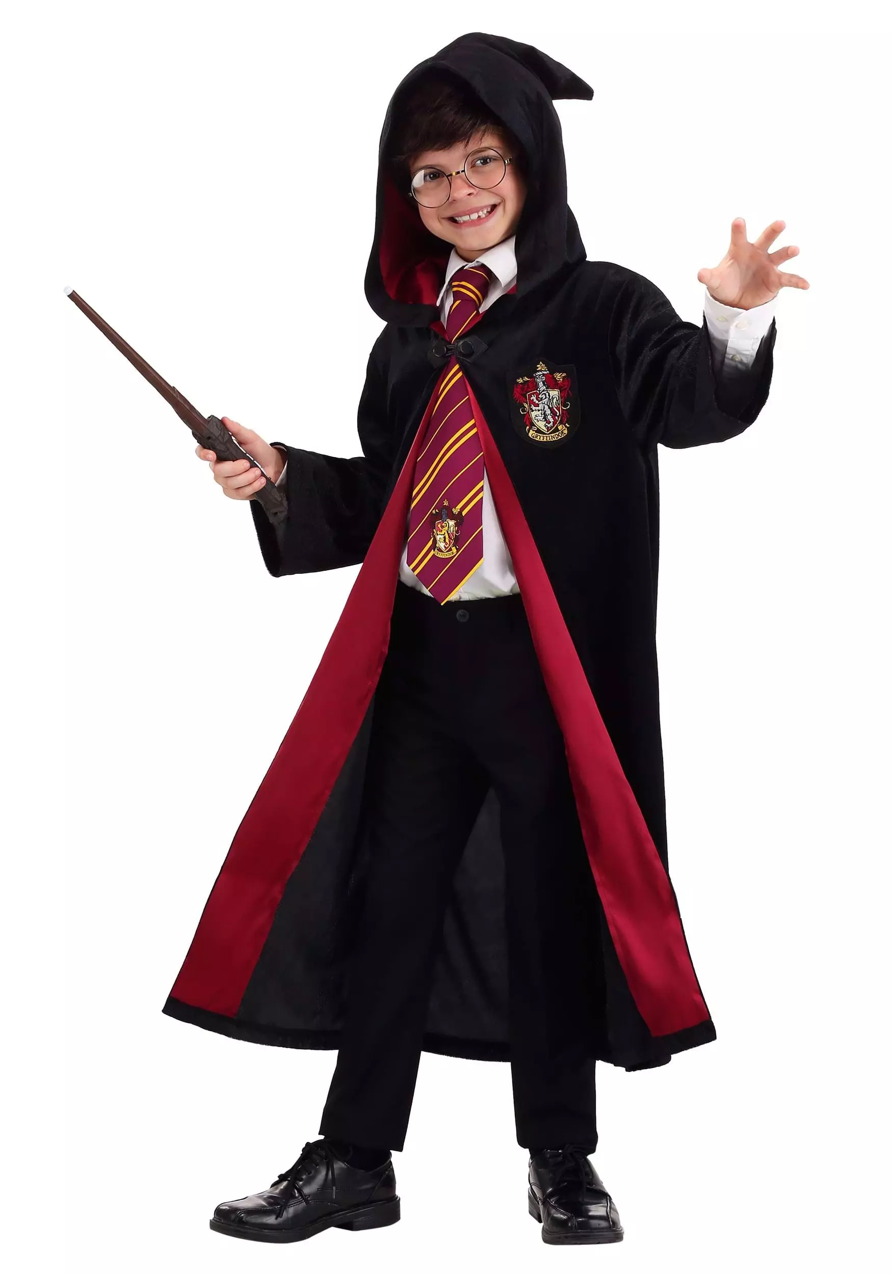 Jerry Leigh Harry Potter Deluxe Hermione Gryffindor Robe For Kids 5 Jerry Leigh Harry Potter Deluxe Hermione Gryffindor Robe For Kids - Image 5