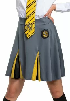 Disguise Harry Potter Kids Hufflepuff Skirt 5 Disguise Harry Potter Kids Hufflepuff Skirt -Scary Costumes store kids harry potter hufflepuff skirt alt 2 upd