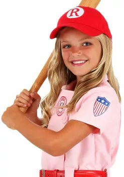 A Leading Role League Of Their Own Luxury Kids Dottie Costume -Scary Costumes store kids league of their own luxury dottie costume alt2