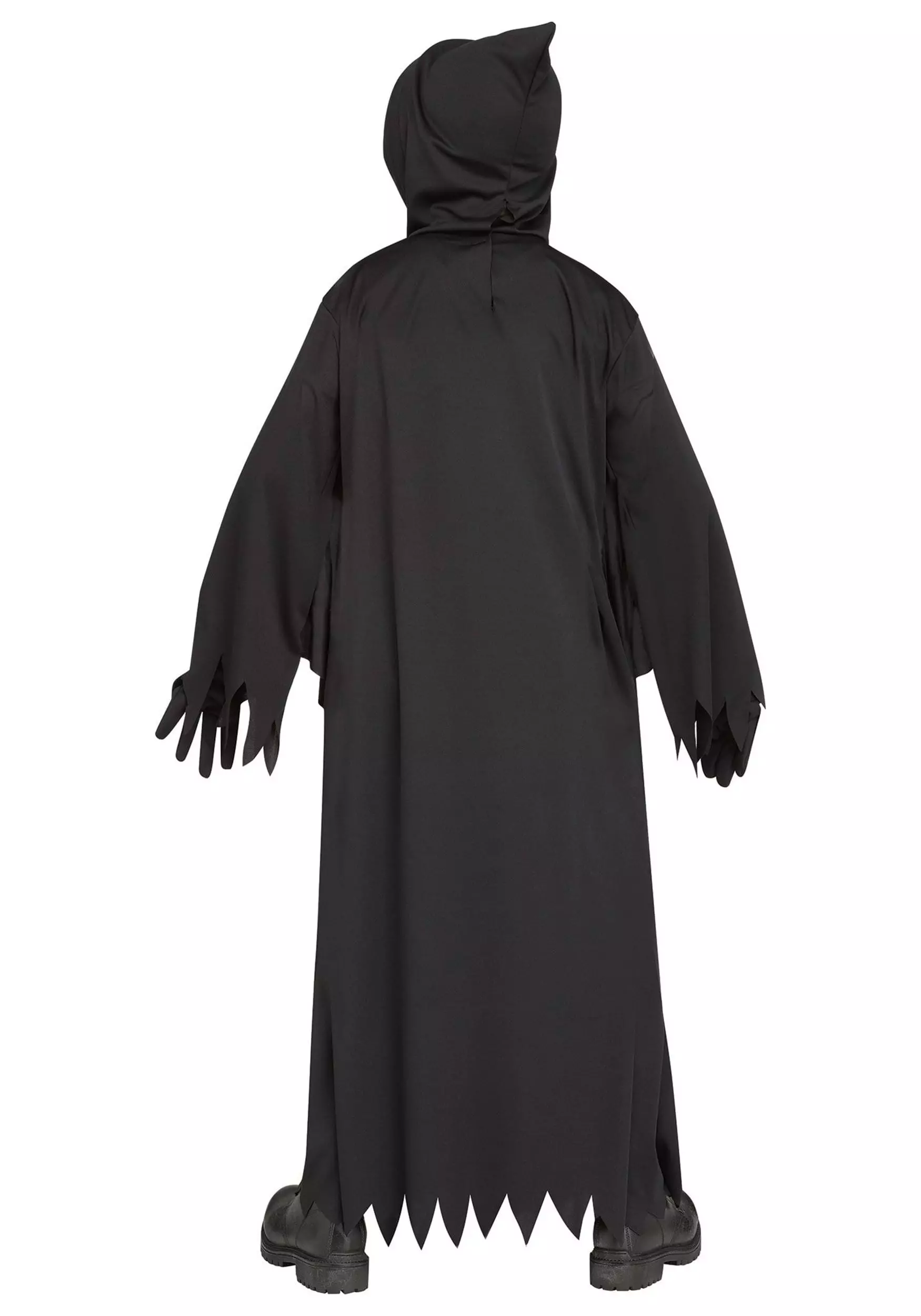 Fun World Light Up Fade Mouth Ghost Face Costume For Kids 2 Fun World Light Up Fade Mouth Ghost Face Costume For Kids - Image 2