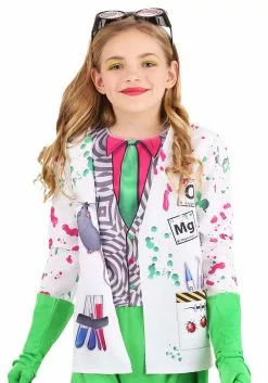 Jerry Leigh Mad Scientist Girl's Costume 12 Jerry Leigh Mad Scientist Girl's Costume -Scary Costumes store kids mad scientist costume alt 1