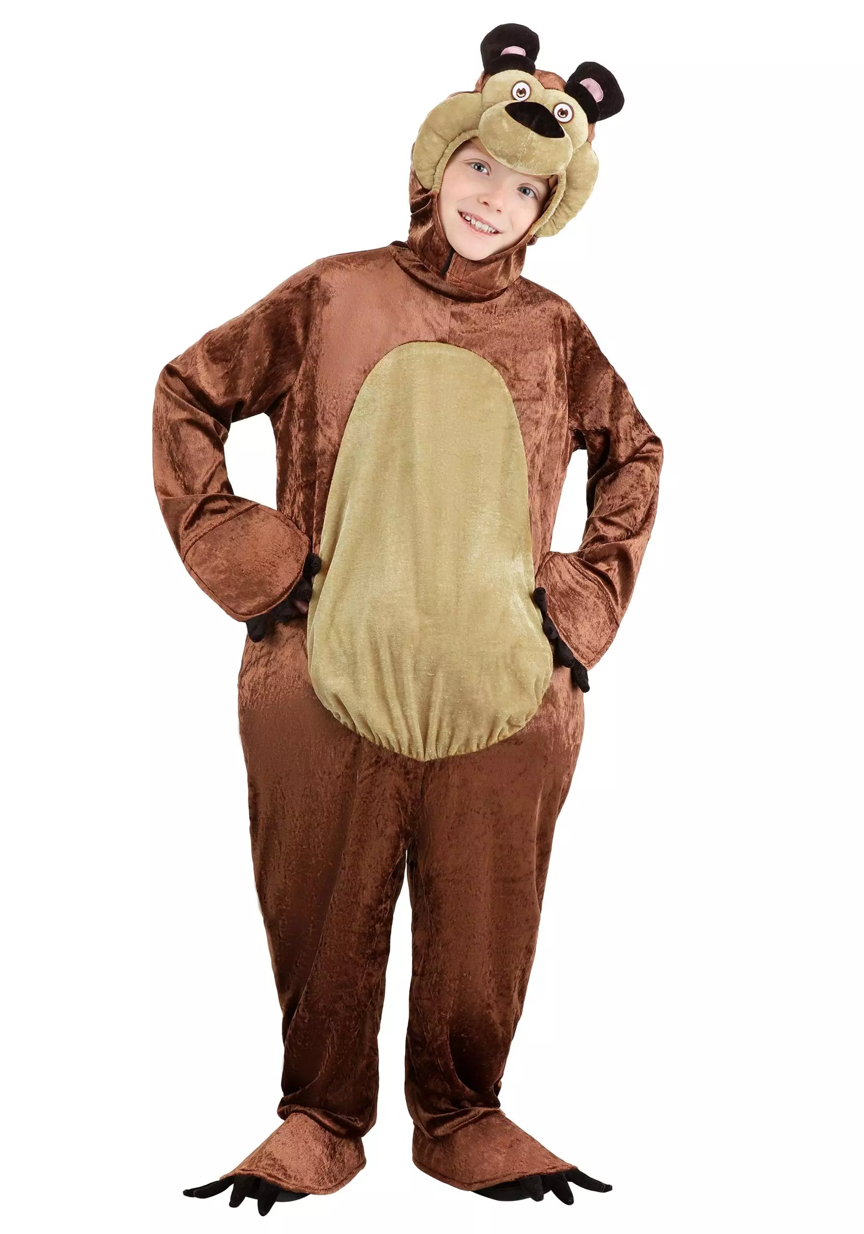Fun Costumes Masha And The Bear Bear Costume For Kids 1 Fun Costumes Masha And The Bear Bear Costume For Kids