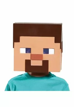 Disguise Child Minecraft Steve Vacuform Mask
