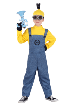 Jerry Leigh Exclusive Minion Costume For Kids -Scary Costumes store kids minion costume alt 2
