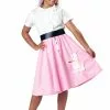 California Costume Collection Kids Pink Poodle Skirt Costume