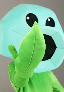 Fun Costumes Kid's Plants Vs Zombies Snow Pea Costume Jumpsuit 10 Fun Costumes Kid's Plants Vs Zombies Snow Pea Costume Jumpsuit -Scary Costumes store kids plants vs zombies snow pea costume jumpsuit alt 4