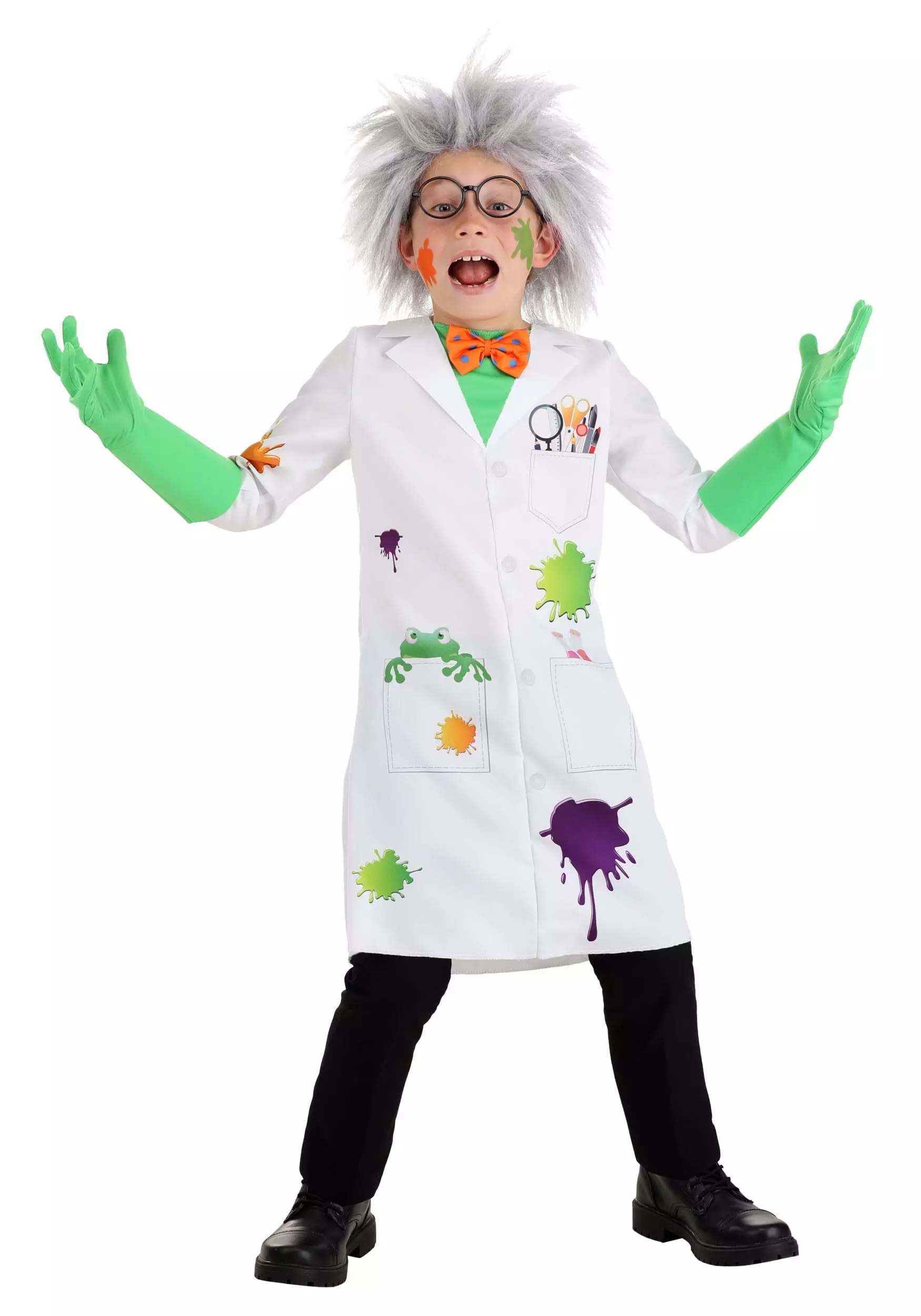 Seasons (HK) Ltd. Raving Mad Scientist Costume For Kids 1 Seasons (HK) Ltd. Raving Mad Scientist Costume For Kids