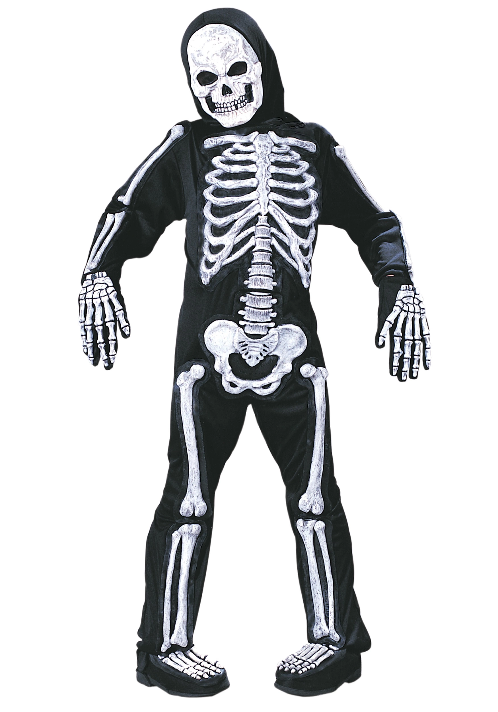 Fun World Kids Skeleton Costume 1 Fun World Kids Skeleton Costume