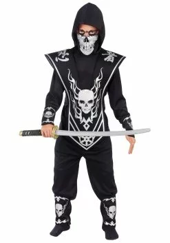 Fun World Kids Skull Ninja Costume