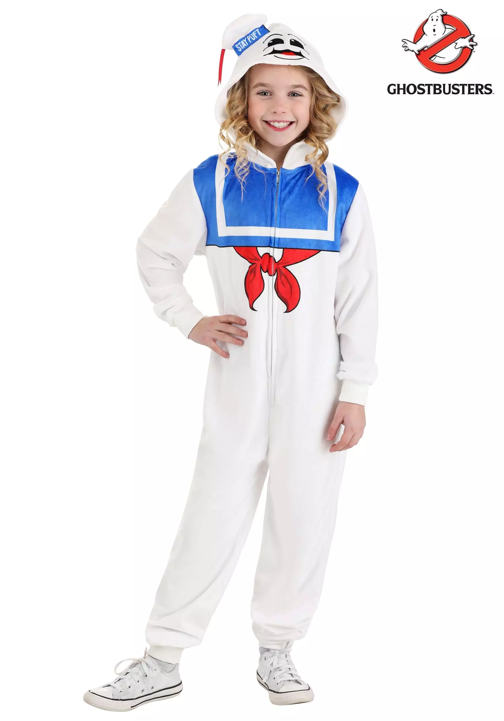 BigWan Apparel Co. Kid's Stay Puft Marshmallow Man Costume Onesie 1 BigWan Apparel Co. Kid's Stay Puft Marshmallow Man Costume Onesie