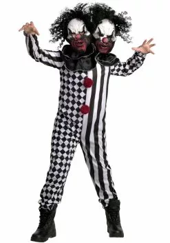 Morphsuits Two-Headed Clown Costume For Kids