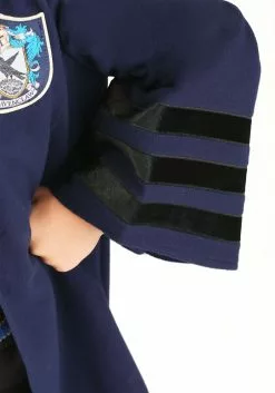 Elope Kids Harry Potter Vintage Hogwarts Ravenclaw Robe -Scary Costumes store kids vintage hogwarts ravenclaw robe alt 3