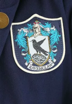 Elope Kids Harry Potter Vintage Hogwarts Ravenclaw Robe -Scary Costumes store kids vintage hogwarts ravenclaw robe alt 4