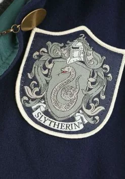 Elope Harry Potter Vintage Slytherin Robe For Children -Scary Costumes store kids vintage hogwarts slytherin robe alt 2
