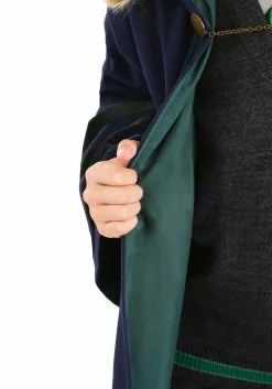Elope Harry Potter Vintage Slytherin Robe For Children -Scary Costumes store kids vintage hogwarts slytherin robe alt 6