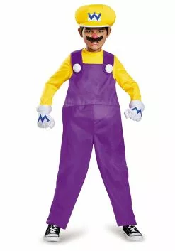 Disguise Wario Deluxe Costume For Kids