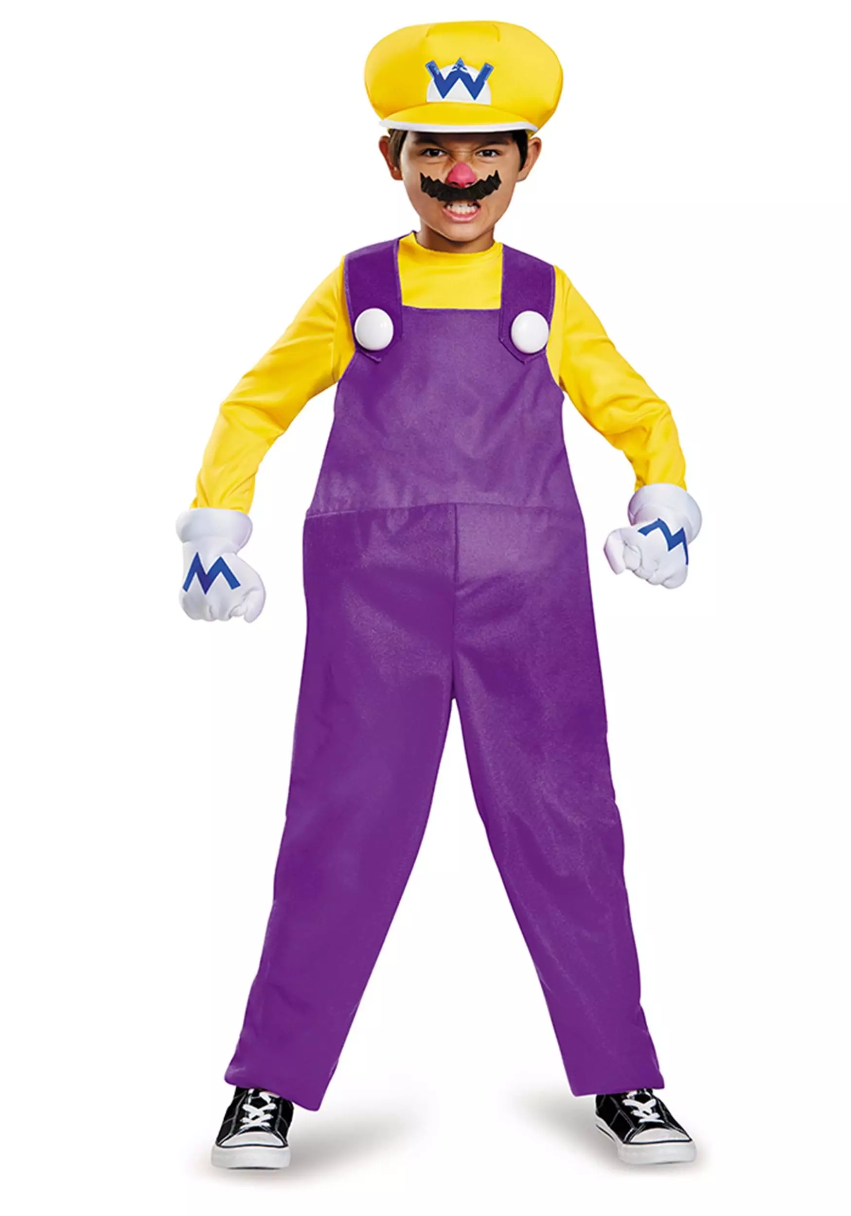 Disguise Wario Deluxe Costume For Kids 1 Disguise Wario Deluxe Costume For Kids