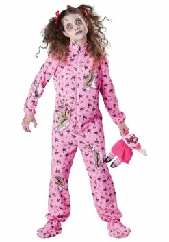 In Character Kids Zombie Girl Costume