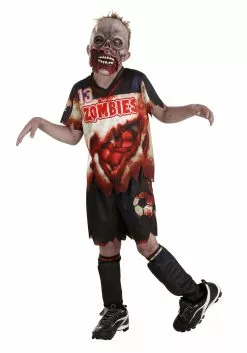 Fun Costumes Zombie Soccer Player Costume For Kids