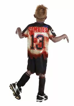 Fun Costumes Zombie Soccer Player Costume For Kids -Scary Costumes store kids zombie soccer player costume alt 7