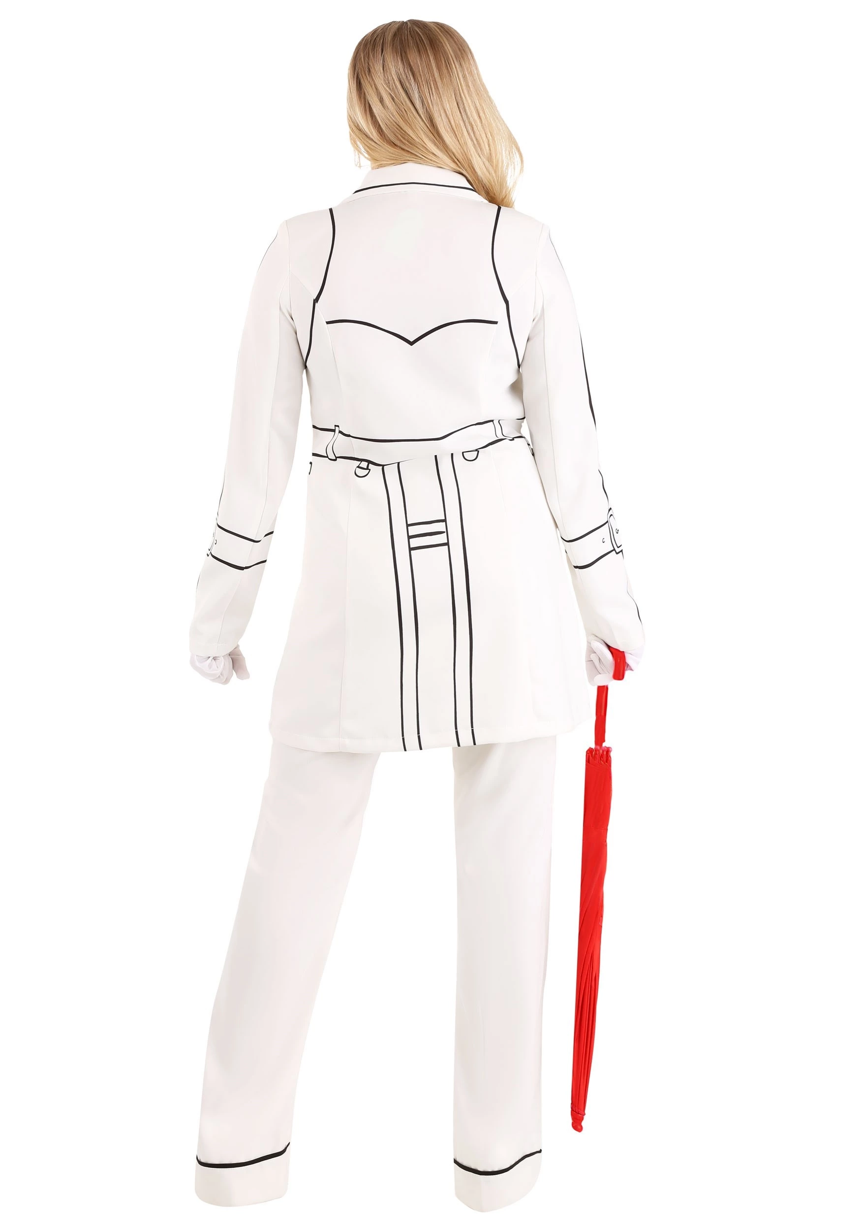 Fun Costumes Women's Kill Bill Elle Driver Trench Coat Costume 2 Fun Costumes Women's Kill Bill Elle Driver Trench Coat Costume - Image 2
