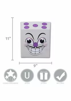 Elope King Dice Vacuform Mask 5 Elope King Dice Vacuform Mask -Scary Costumes store king dice vacuform mask alt 2