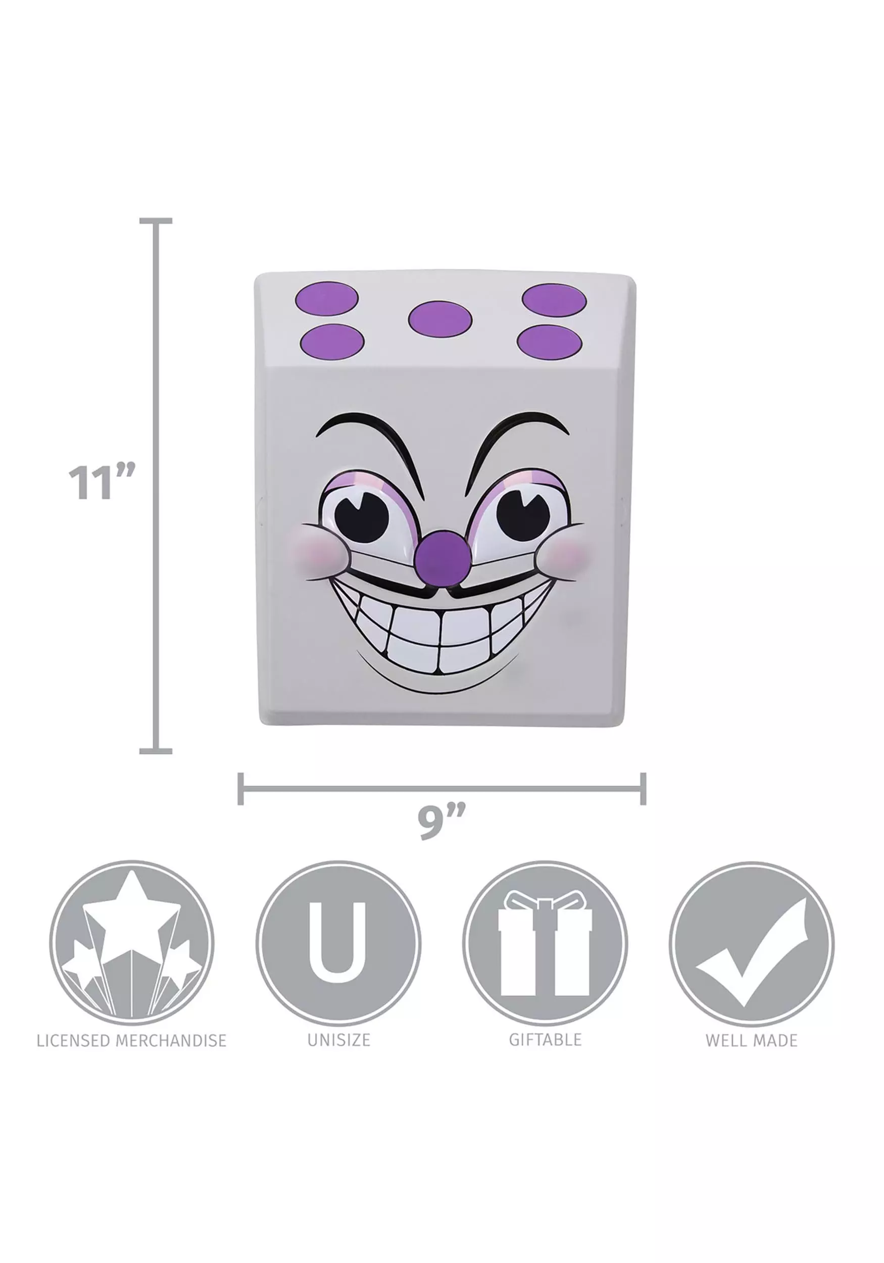 Elope King Dice Vacuform Mask 3 Elope King Dice Vacuform Mask - Image 3