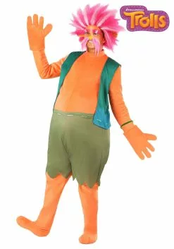 Fun Costumes Men's King Peppy Trolls Costume 7 Fun Costumes Men's King Peppy Trolls Costume -Scary Costumes store king peppy trolls mens costume alt 3