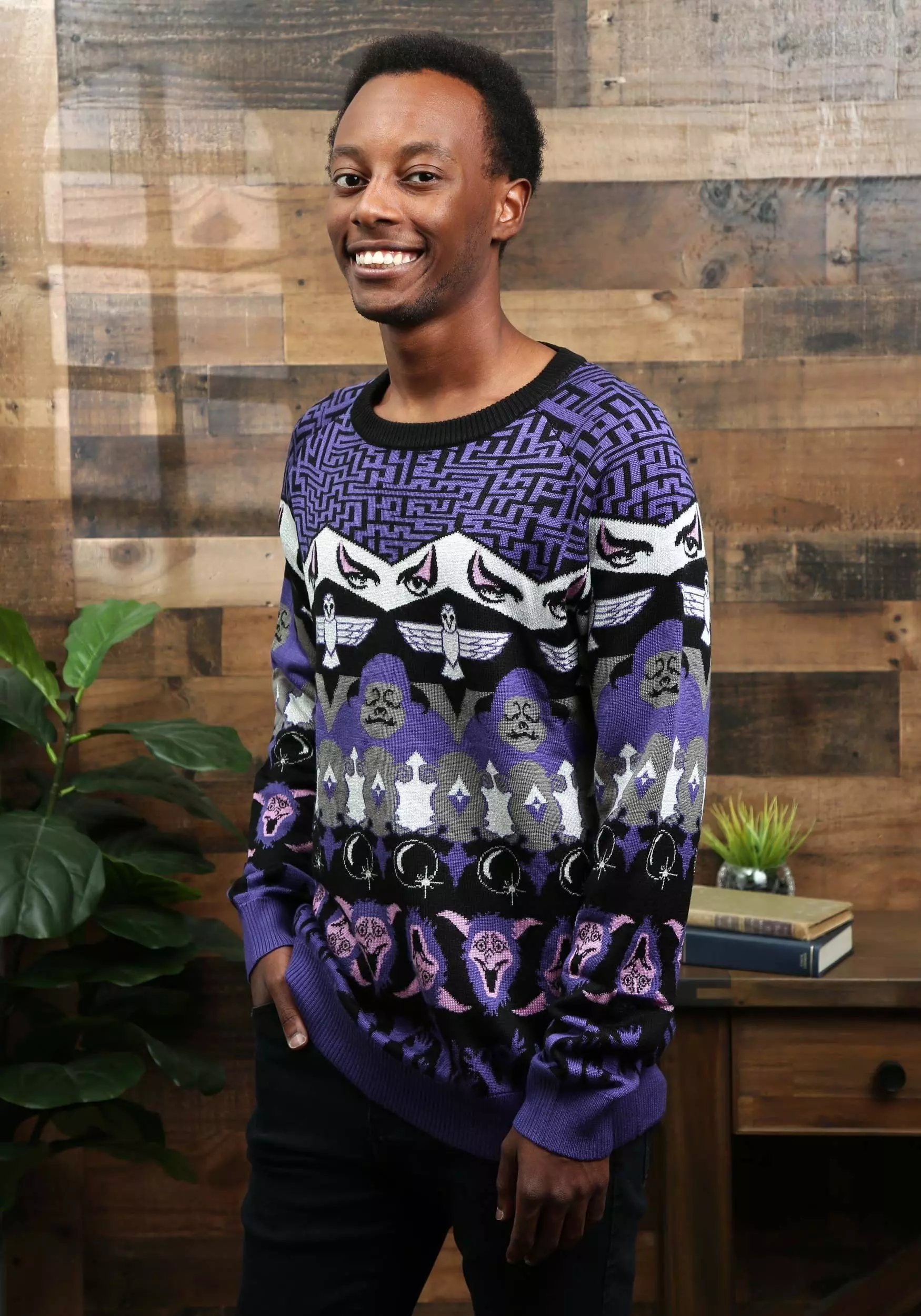 Shenzen Amilla Labyrinth Character Ugly Christmas Sweater 1 Shenzen Amilla Labyrinth Character Ugly Christmas Sweater