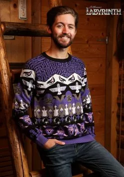 Shenzen Amilla Labyrinth Character Ugly Christmas Sweater 7 Shenzen Amilla Labyrinth Character Ugly Christmas Sweater -Scary Costumes store labyrinth character sweater alt 2