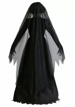 Fun Costumes Lady In Black Ghost Costume -Scary Costumes store lady in black womens ghost costume back