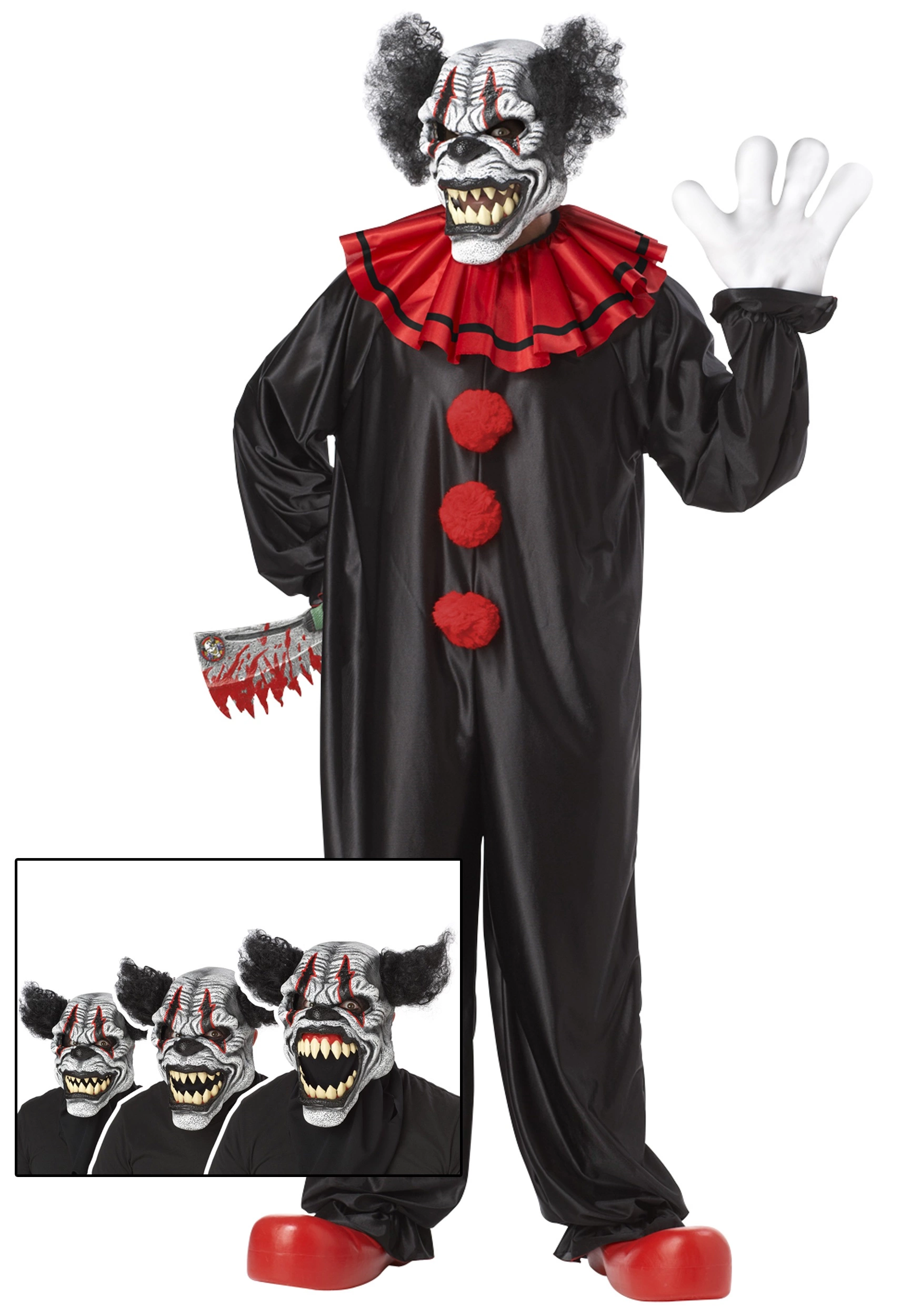 California Costume Collection Last Laugh Clown Costume 1 California Costume Collection Last Laugh Clown Costume