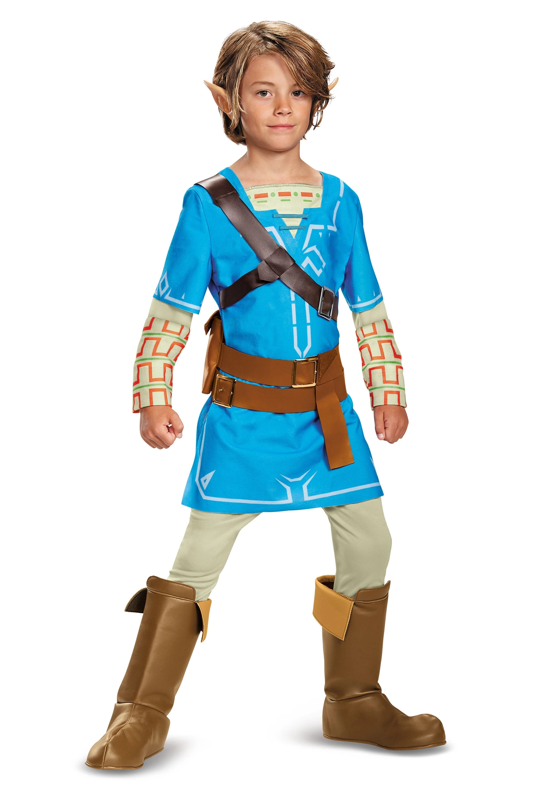 Disguise Legend Of Zelda Breath Of The Wild Deluxe Link Boys Costume 1 Disguise Legend Of Zelda Breath Of The Wild Deluxe Link Boys Costume