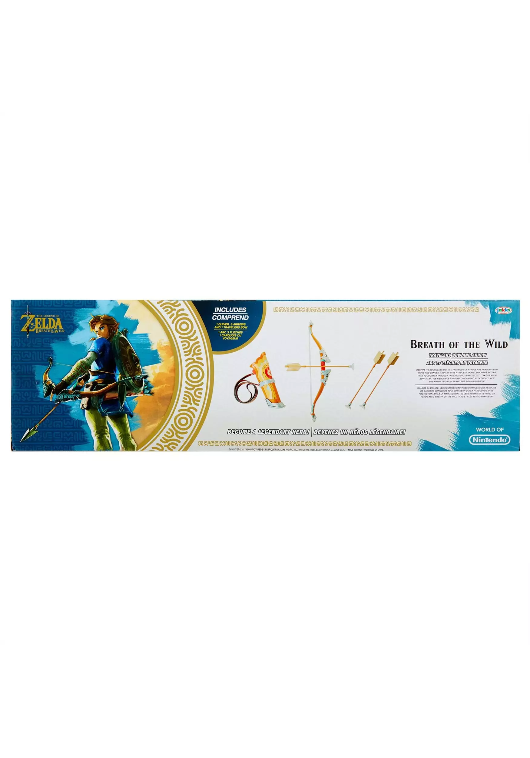 JAKKS PACIFIC Legend Of Zelda Breath Of The Wild Traveler's Bow & Arrow Accessory 7 JAKKS PACIFIC Legend Of Zelda Breath Of The Wild Traveler's Bow & Arrow Accessory - Image 7