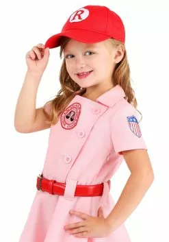 A Leading Role League Of Their Own Toddler Dottie Luxury Costume 10 A Leading Role League Of Their Own Toddler Dottie Luxury Costume -Scary Costumes store loto toddler girl dottie luxury costume alt 3 upd