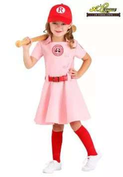 A Leading Role League Of Their Own Toddler Dottie Luxury Costume 11 A Leading Role League Of Their Own Toddler Dottie Luxury Costume -Scary Costumes store loto toddler girl dottie luxury costume alt 4 upd