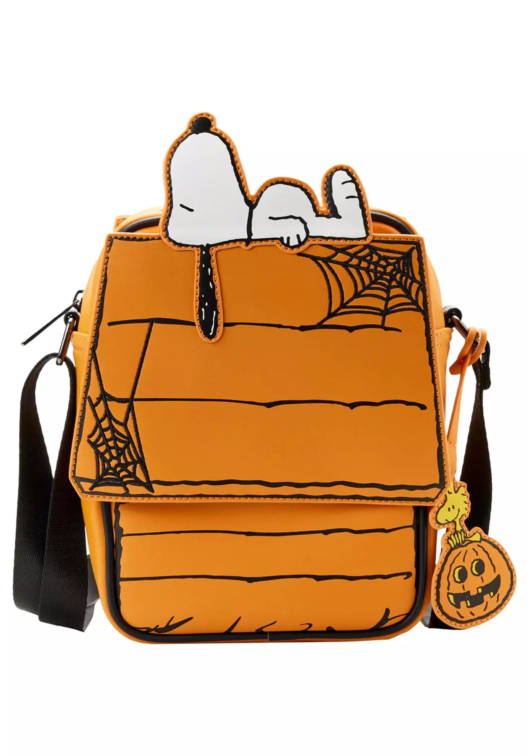 LOUNGEFLY Women's Peanuts Great Pumpkin Snoopy Doghouse Crossbody Bag 1 LOUNGEFLY Women's Peanuts Great Pumpkin Snoopy Doghouse Crossbody Bag