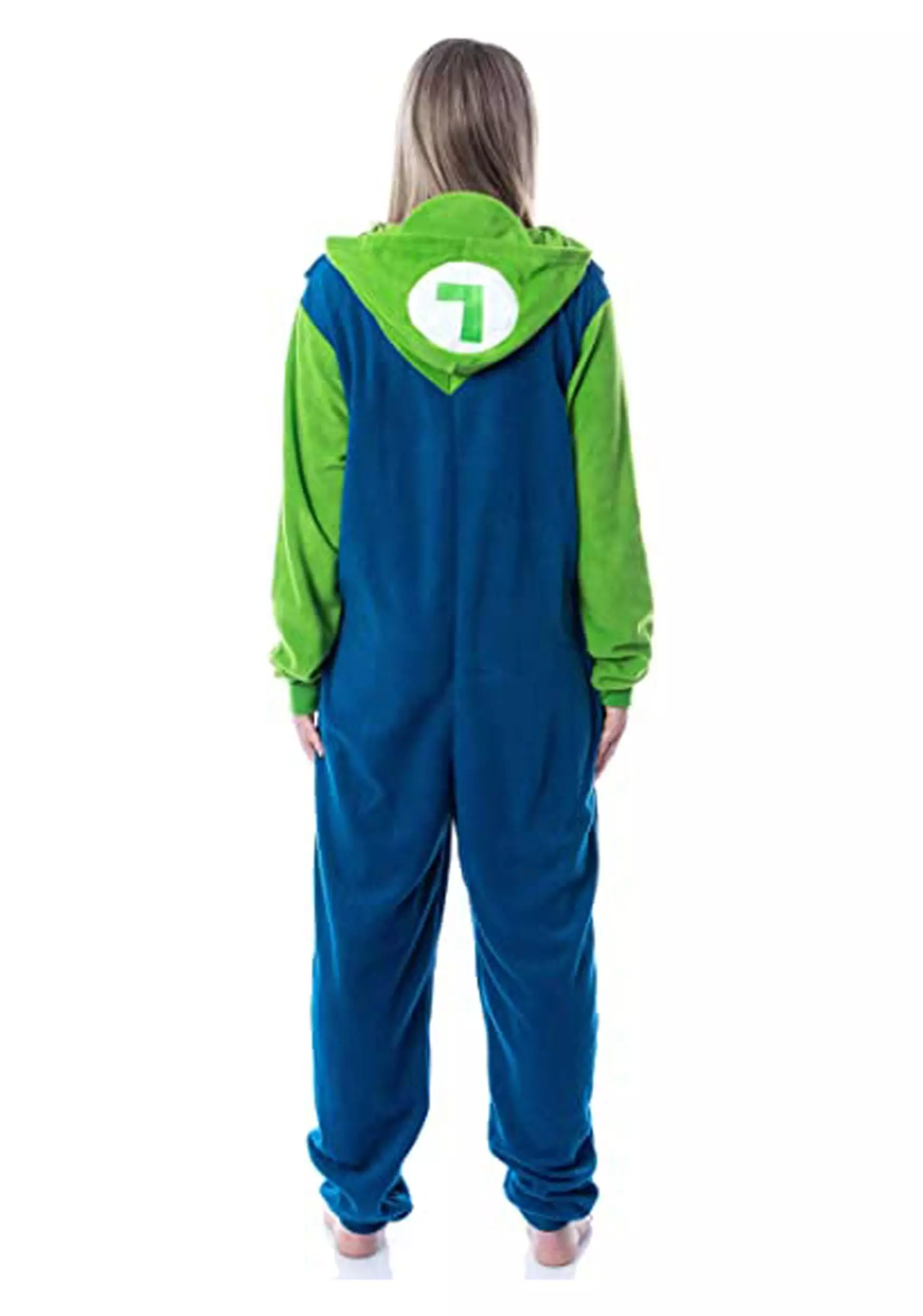MJC International Adult Luigi Unisex Microfleece Union Suit 2 MJC International Adult Luigi Unisex Microfleece Union Suit - Image 2