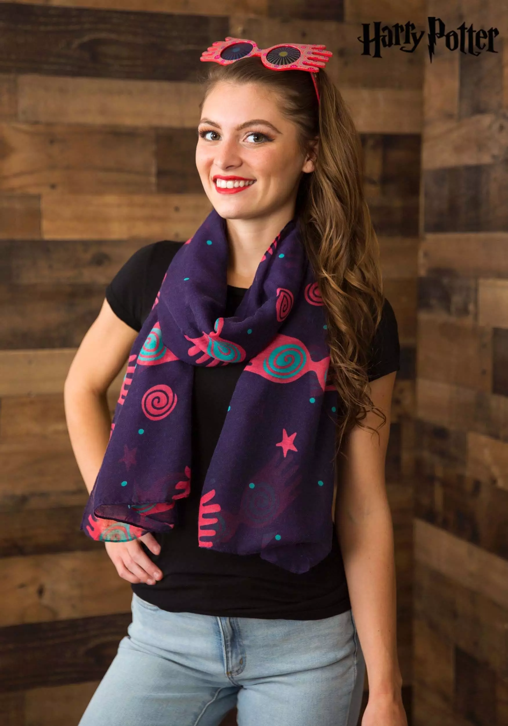 Elope Luna Lovegood Spectrespecs Purple Lightweight Scarf 1 Elope Luna Lovegood Spectrespecs Purple Lightweight Scarf