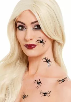 Smiffys Spider Make Up FX 3D Stickers