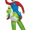 Disguise Mario Riding Yoshi Adult Costume
